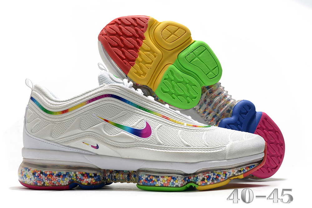 Nike Air Max TN 97 White Rainbown Shoes - Click Image to Close